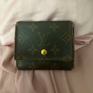 Authentic Louis Vuitton Malletier Monogram Card Holder Vintage Wallet